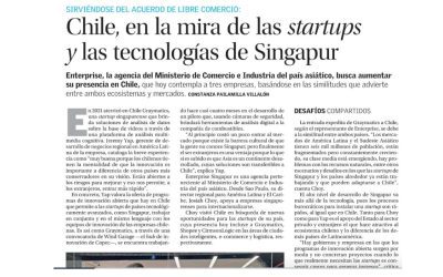 Chile, en la mira de las startups y las tecnologías de Singapur